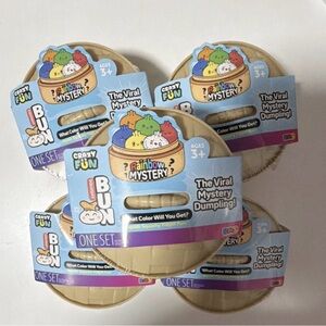 Lot of 5 squishy bun squishy dumping holographic viral mystery TikTok five below